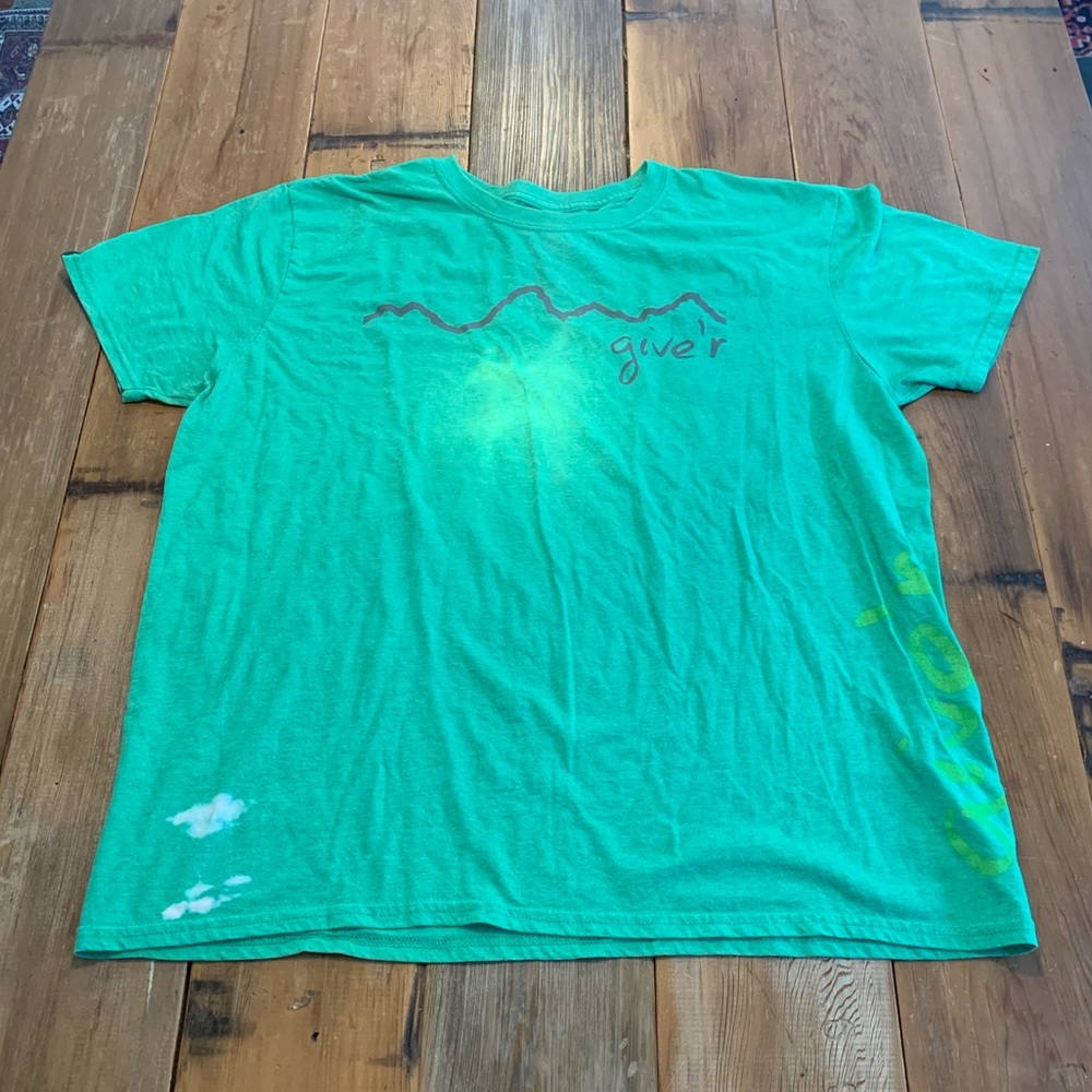 Jackson Hole Give'r Classic Short Sleeve Green T-Shirt Size XL